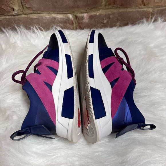 FITFLOP Blue & Pink Carita Lace-Up Sneakers Size 6 NEW - Picture 5 of 8